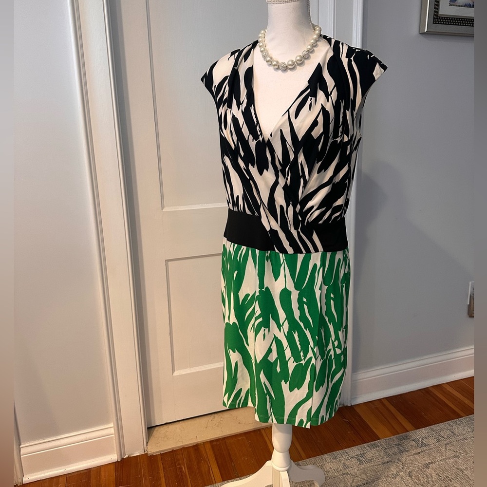 Black and Green Maggy London dress